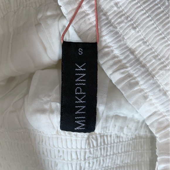 NWT MINKPINK Whitewash Mini Skirt - Picture 9 of 9